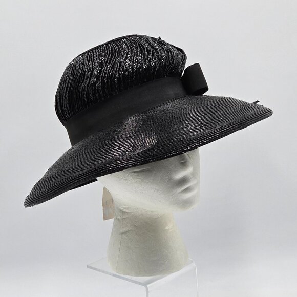 Chesterfield Original Black Lustra Wide Brim Hat main image 8